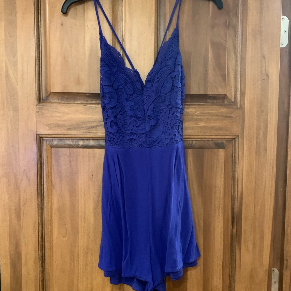 Blue Romper